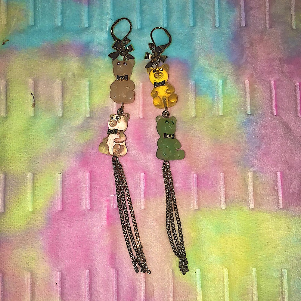 Betsey Johnson Candyland Gummy Bear Earrings
